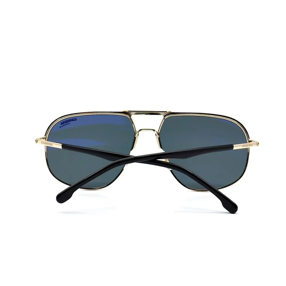 NEW CARRERA 1051318/S 2M2 BLACK GOLD GREY POLARIZED AUTHENTIC SUNGLASSES - Picture 9 of 12